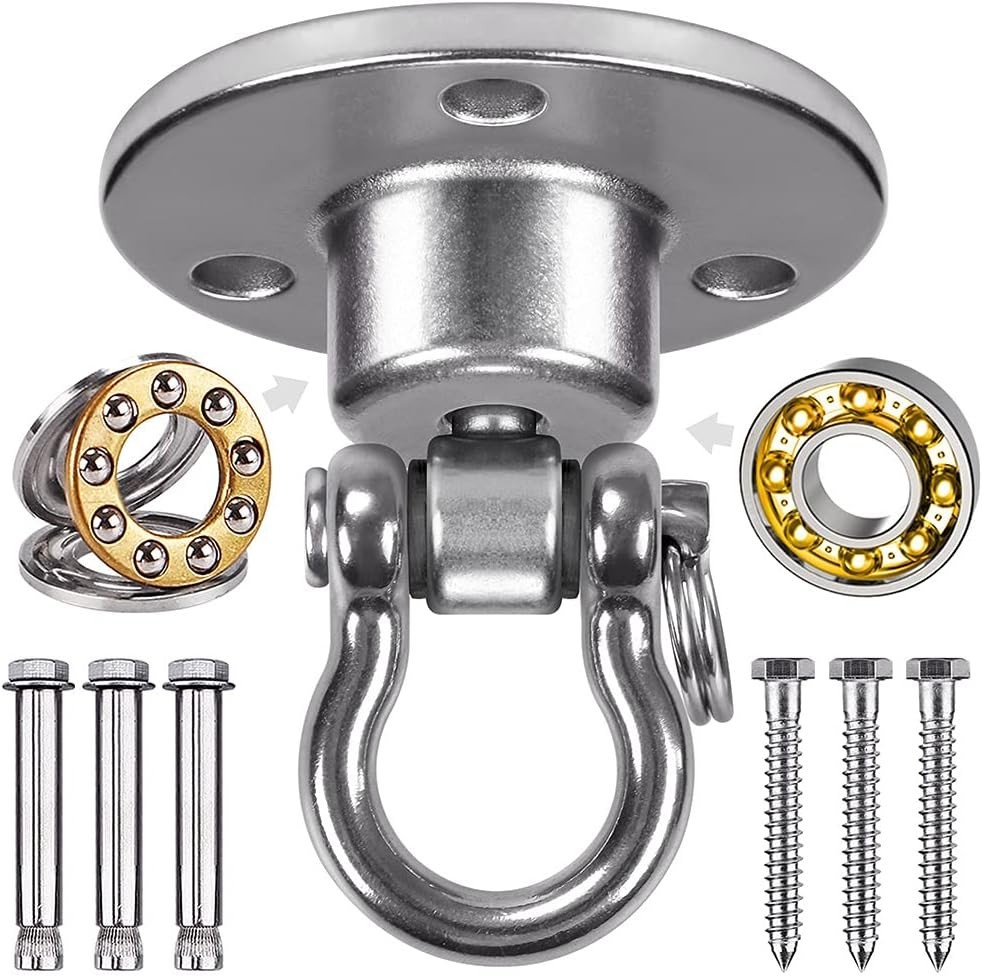 Ceiling Swing Hanger Mount w/Bearing 900 LB Capacity Hardware Stainless Steel