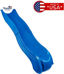 Ws 5032 Olympus Wave Slide 2Piece Plastic Slide for 5′ Decks, Blue