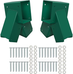 2Pcs A-Frame Swing Set Brackets, Wooden Swing Hardware Bracket, Playground Equip