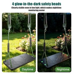 Heavy Duty Swing Seat, Non Slip Tree Swing Seat Set Playground Swing Set