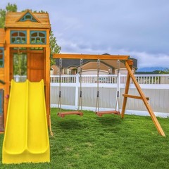 Wooden Swing Seat with Adjustable Rope | Heavy Duty Flat Tree Swing for Adult…