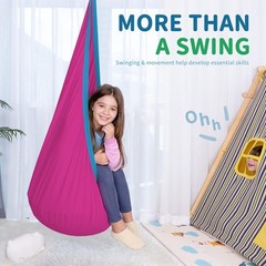 Sensory Swing for Kids, Indoor Outdoor Use – Pink/Blue