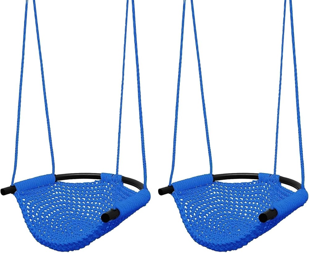 2 Pack Kids Swing Seat Heavy Duty Rope Play Secure Children Swing Set Toddler