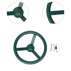 Steering Wheel Props Pretend Play Role Playing Simulation Include Mounting