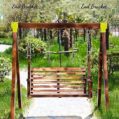 A-Frame Swing Set Brackets – 2 Heavy-Duty Brackets with Mounting Hardware