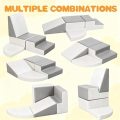 Climbing Foam Blocks for Toddlers: Waterproof Pu Leather Soft Climber – 4 Pcs To