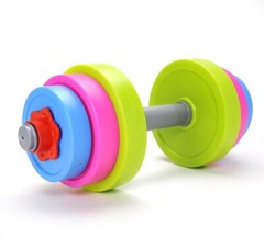 Adjustable Dumbrbell Toy Colorful Weight Set Kids