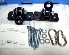 Heavy Duty Swing Hangers 2400 lb Indoor Outdoor & Hanging Snap Hooks Tool