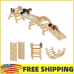 Toddler Climbing Toys Indoor with Wood Construction – Climbing Set for Toddlers