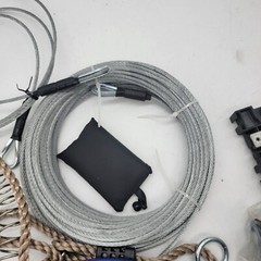 CTSC 110FT Zipline Kit w/ Stainless Steel Spring Brake & Seat Strong OPEN BOX