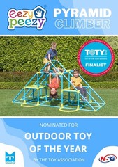 Active Outdoor Fun with Mega Pyramid Climbing Tower for Ages 3-8 – UV Protected