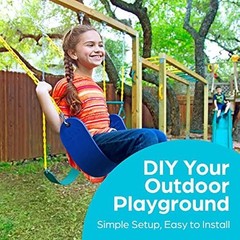 Jungle Gym Kingdom Swing for Outdoor Swing Set – Swing Seat Replacement Kit with