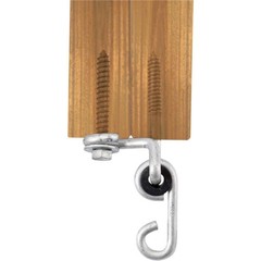 2-pieces PlayStar Steel Swing Hanger Mounts with 210 lb. Weight Rating per Pair