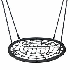 A-Frame Swing Stand Yard Lawn + 48” High Quality Spider Web Tree Swing Net