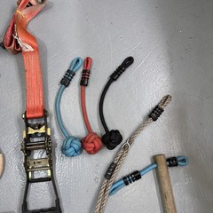 Slackers Ninja Line Slackline Obstacles Grip Ninja Warrior Training Parts Lot
