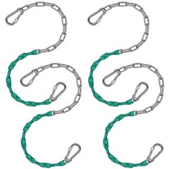 4 Pcs 85″ Heavy Duty Swing Chains Stainless Steel Hanging Chains