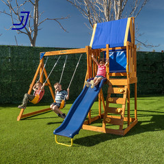 North Peak Wooden Swing Set Playground Outdoor FREE SHIPPING USA ONLY