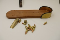 VINTAGE 80’S MINI EXECUTIVE BOWLING SET GAME TOY TAIWAN BOXED