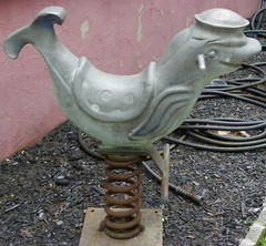 Vintage GAMETIME INC SHARK Playground SPRING Ride PICK UP ONLY NJ Ready to Paint