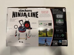 Slackers Ninjaline – 36′ Intro Kit – Includes 7 Hanging Attachments *OPEN BOX*