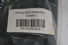 Gorilla Playsets 04-0039-G/G Extreme Duty Swing Belt w/ Coated Chains Green