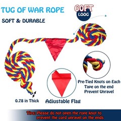 60 Feet Tug of War Rope for Kids and Adults, Outdoor Games Summer Outdoors Ya…