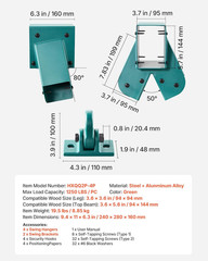 Swing Set Brackets, Heavy-Duty A-Frame Set Hardware, with 2 A-Frame Swing Bracke