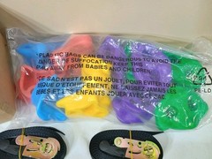 TOPNEW 12 Multicolor Ninja Tree Climbing Holds With Ratchets NEW Open Box