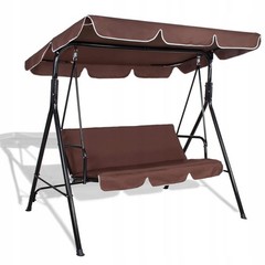 Patio Swing Canopy Replacement Cover Outdoor 3 Seater Porch Swing Seat Chair …