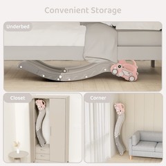 Indoor Kids Baby Couch Slide for Toddler 1-3, Sofa Slide Add-on Attachment fo…