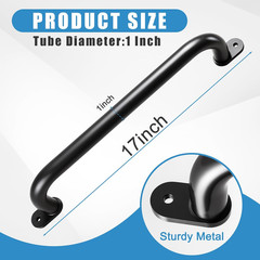 6 Set Set 17″ Metal Playground Handles for Indoor & Outdoor | 1″Grab Bar & Monke