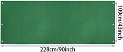 Swing Canopy Replacement 43″X90″ – Playground Swing Set Tarp, Waterproof Snowpro