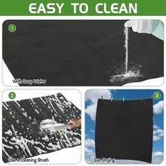 Outdoor Climber Slider Mat, 55″ x 70″ Waterproof Slide Mat Activity Pad Rug w…