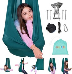 Sensory Swing Kids W/ 360° Swivel Hanger Indoor Therapy Swing Great Autism New