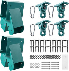 Swing Set Brackets, Heavy-Duty A-Frame Set Hardware, with 2 A-Frame Swing Bracke