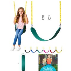Durable Green Swing Seat Replacement Kit for Kids & Adults – Easy Installation