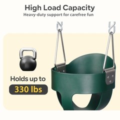 Toddler Swing – High Back Full Bucket Seat for Ages 1-3, 330lb Capacity, Baby…