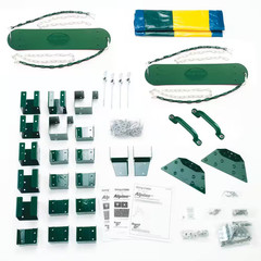 DIY Alpine Custom Outdoor Playset Hardware Kit with Backyard Swing Set Accessori