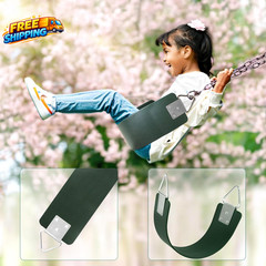 Swing Seat with Metal Triangle Ring 30.4 X 5.9 Inch Heavy Duty Swing Set