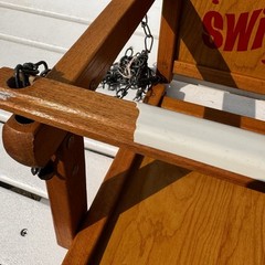 Vintage Swing N Sing Childs Wood Swing Please Read Below