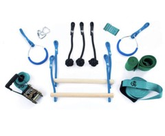 Ninja Obstacle Course 7 Obstacles Monkey bars Swing Rings