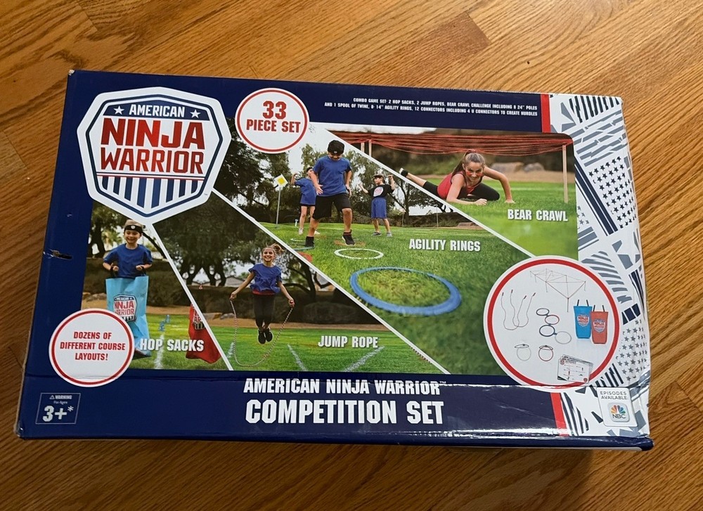 Open Box – American Ninja Warrior Competition Course Kit 33-Piece Set