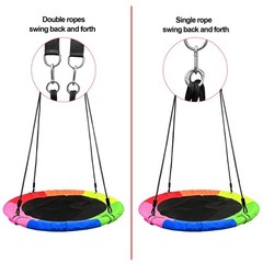 Tree Swing,Saucer Flying Swing 40 Inch for Kids,900D Oxford Multicolor
