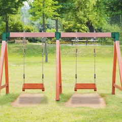 A-Frame Middle Swing Set Brackets, Heavy Duty Steel Swing Set Hardware with M…