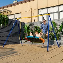 660 LBS Heavy-Duty Metal Swing Frame Extra Large Swing Stand for Adults and Kids