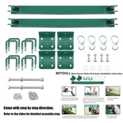 Betooll Glider Swing Brackets, Perfect for Play Set Horse Glider Swing Sets, …
