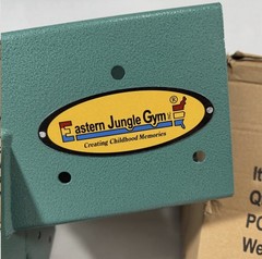 Eastern Jungle Gym Easy 1-2-3 A-Frame Swing Set Brackets 2-Pack w/ Hardware ACC