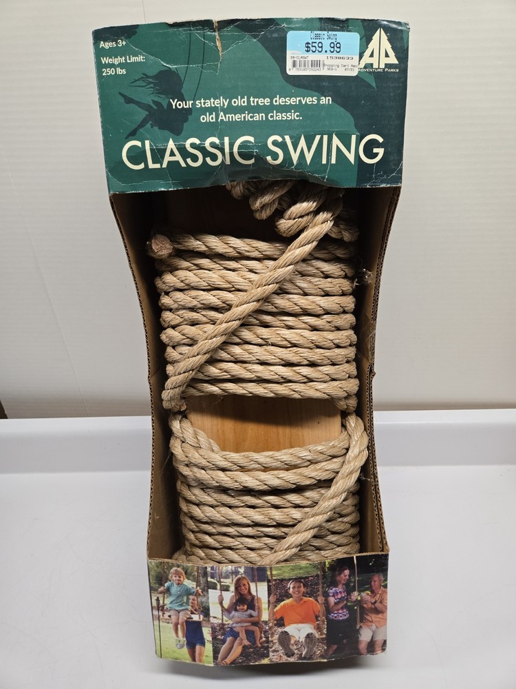 Wooden Outdoor Swing Tree Swing