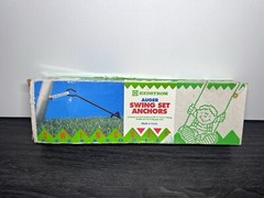 Swing Set Auger Anchors Set Complete Hedstrom Toys R Us NEW Org. Box