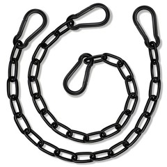 2 Pack Hanging Swing Chain with 4 Carabiners 25in, 660LB Capacity Heavy Duty …